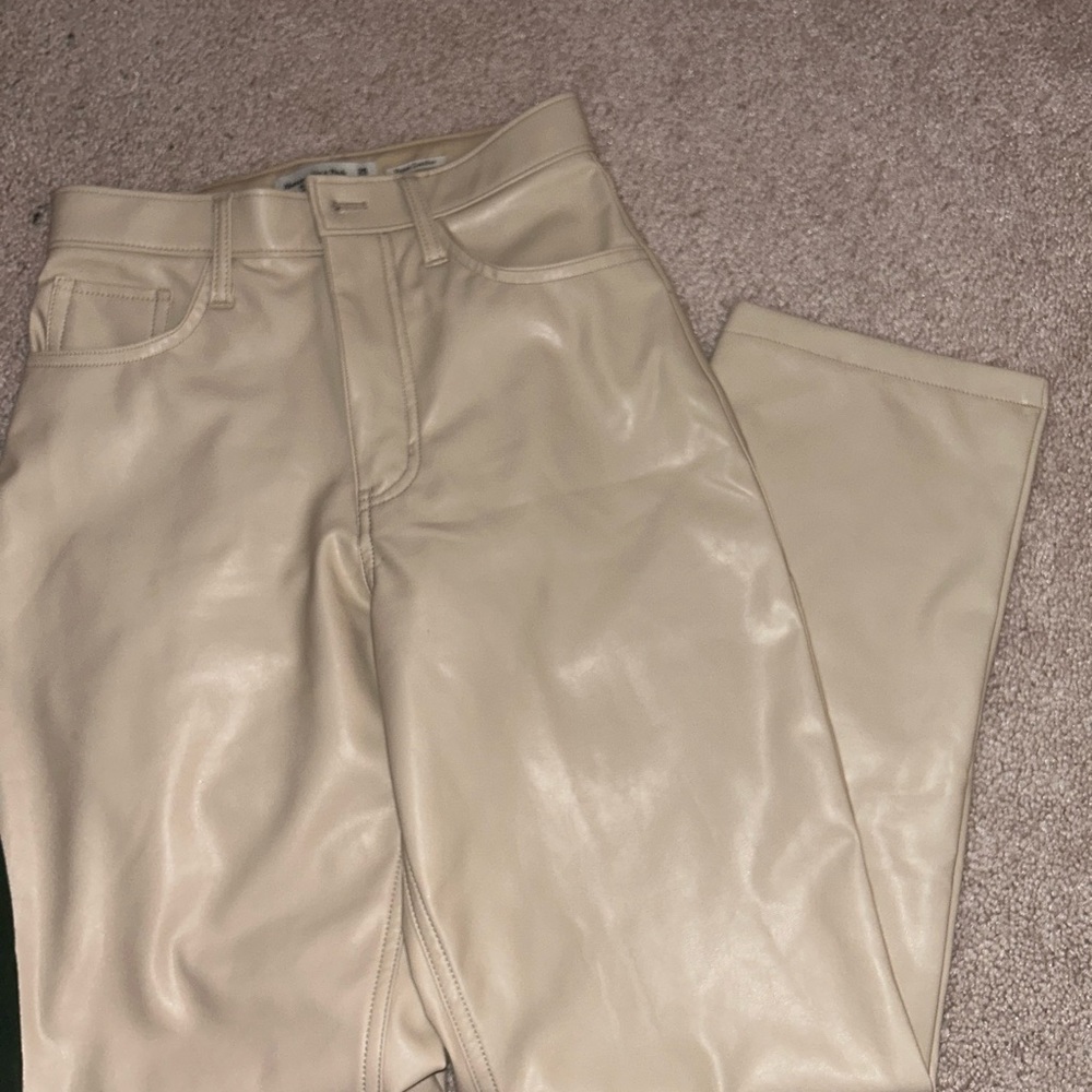 Abercrombie leather pants